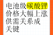 机构：锂电池行业供需关系正在逐步改善